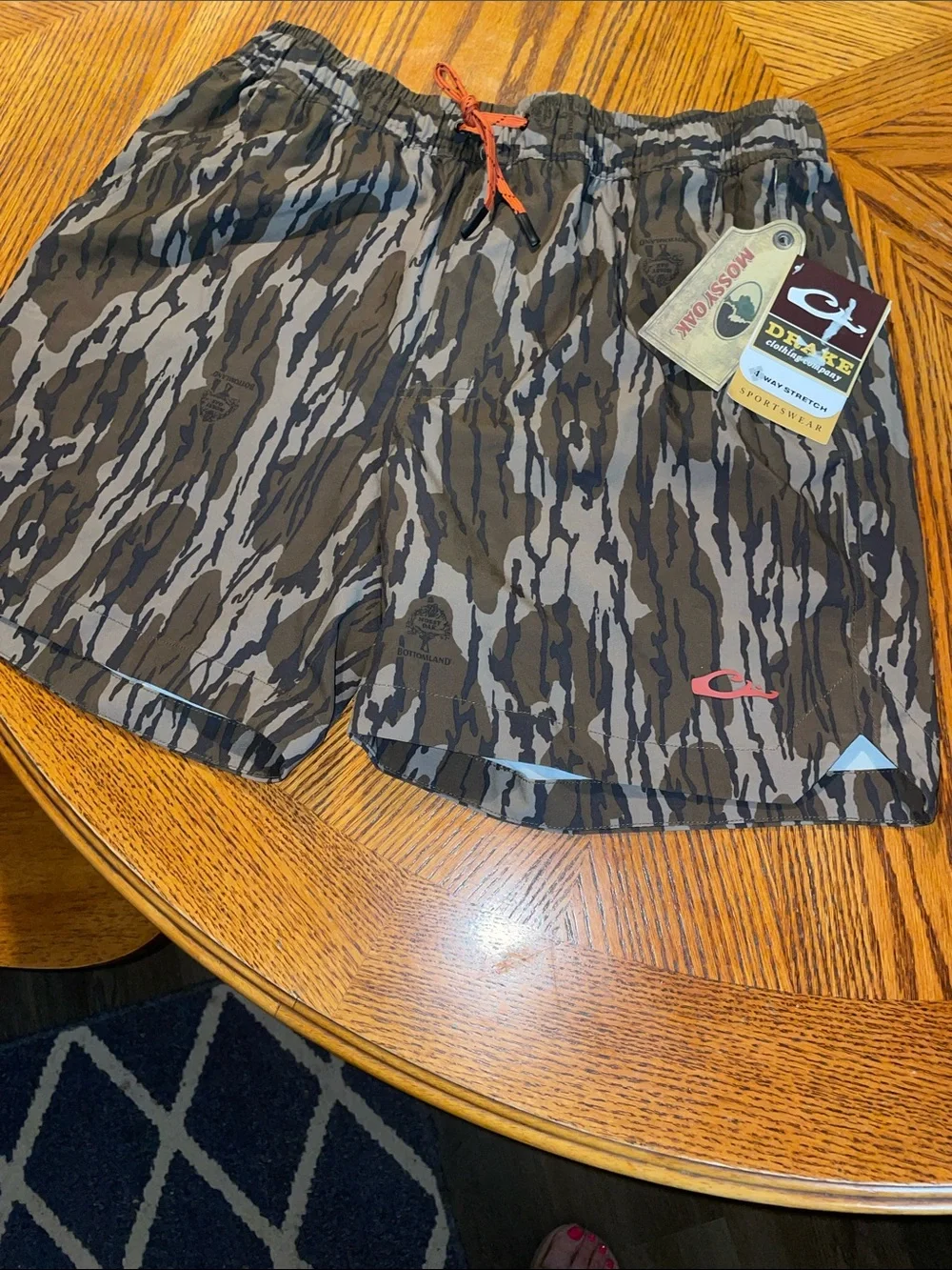 NWT Drake Lake Shore Dock Short-Camo, medium